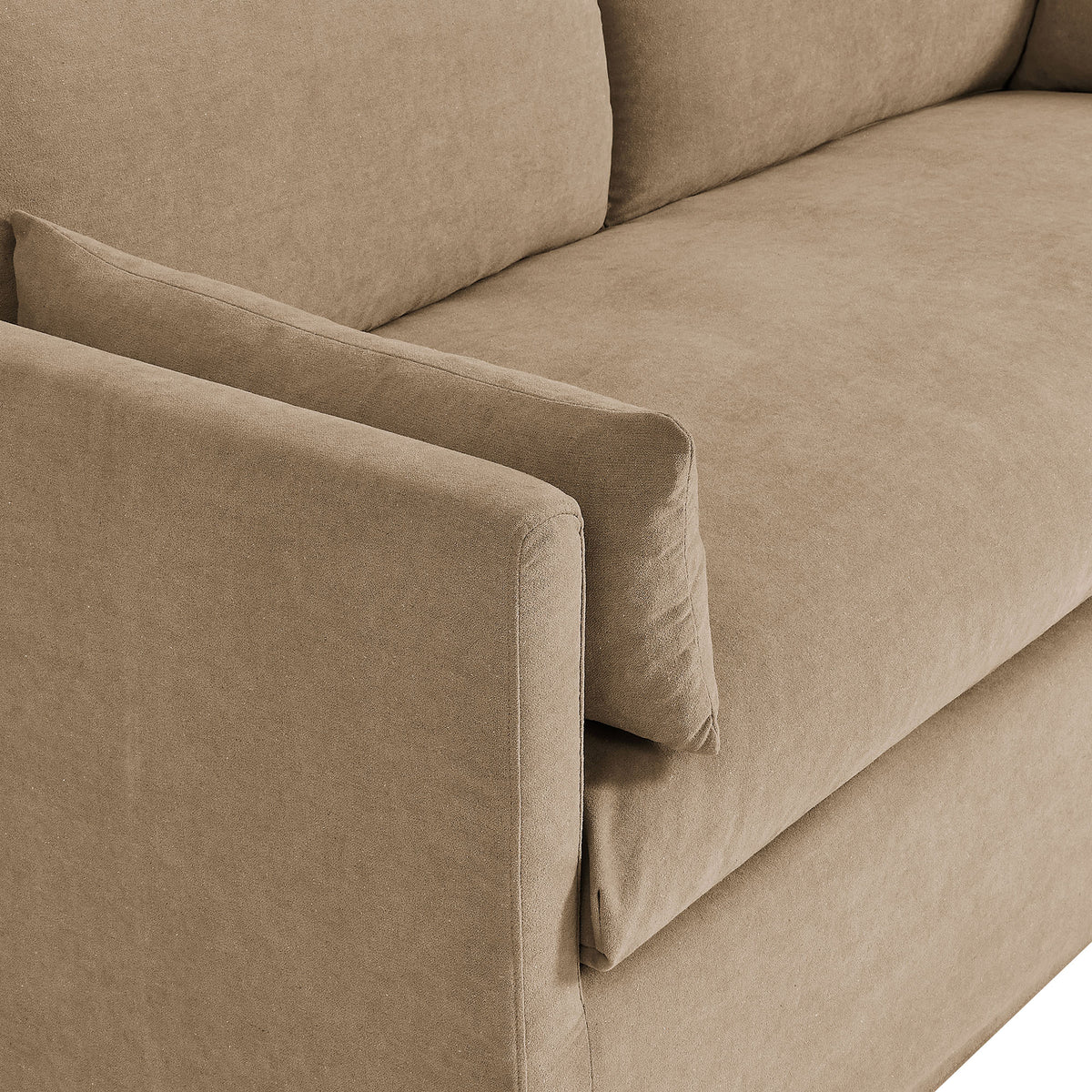 Wellfleet Slipcovered Linen‑Blend Loveseat