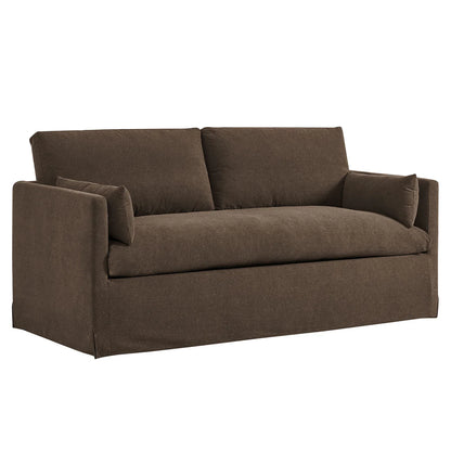 Wellfleet Slipcovered Linen‑Blend Loveseat