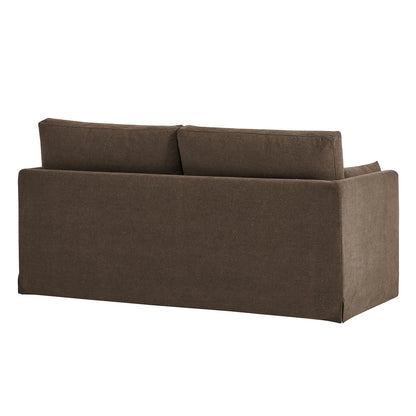 Wellfleet Slipcovered Linen‑Blend Loveseat