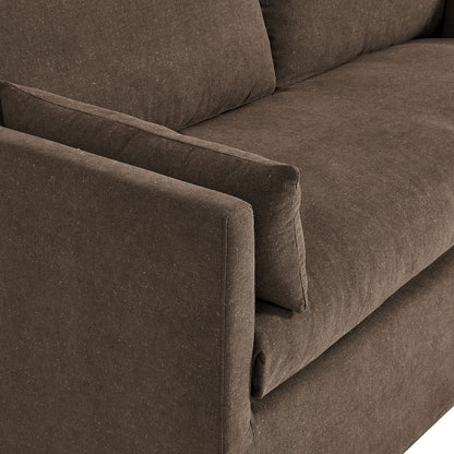 Wellfleet Slipcovered Linen‑Blend Loveseat