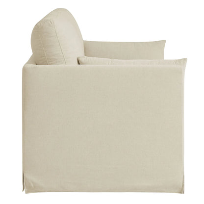 Wellfleet Slipcovered Linen‑Blend Loveseat