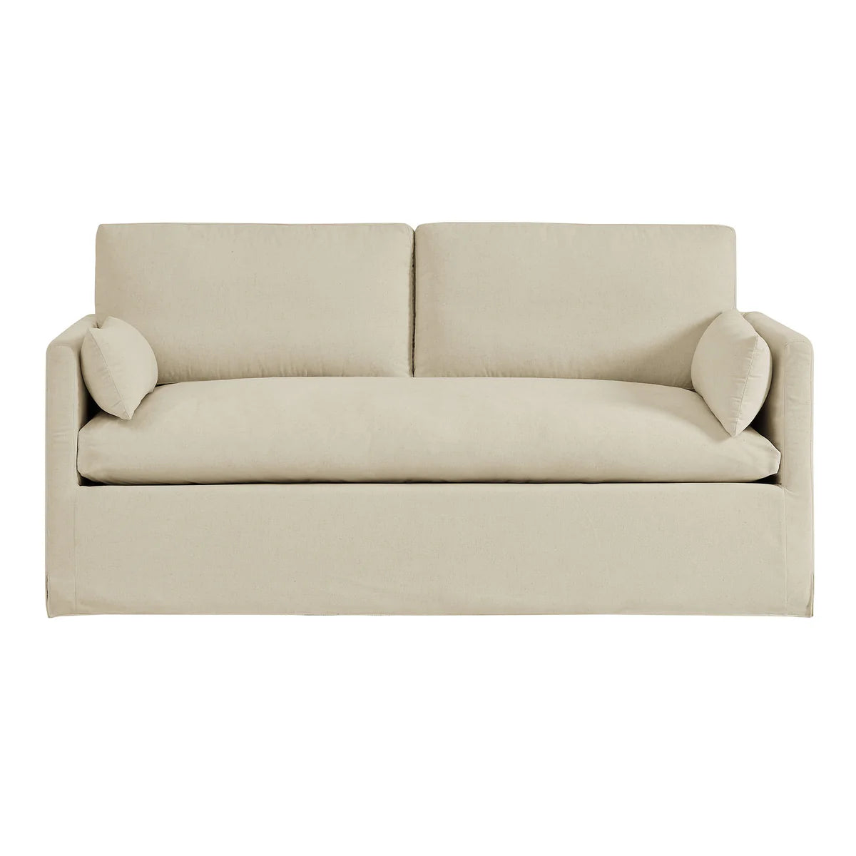 Wellfleet Slipcovered Linen‑Blend Loveseat