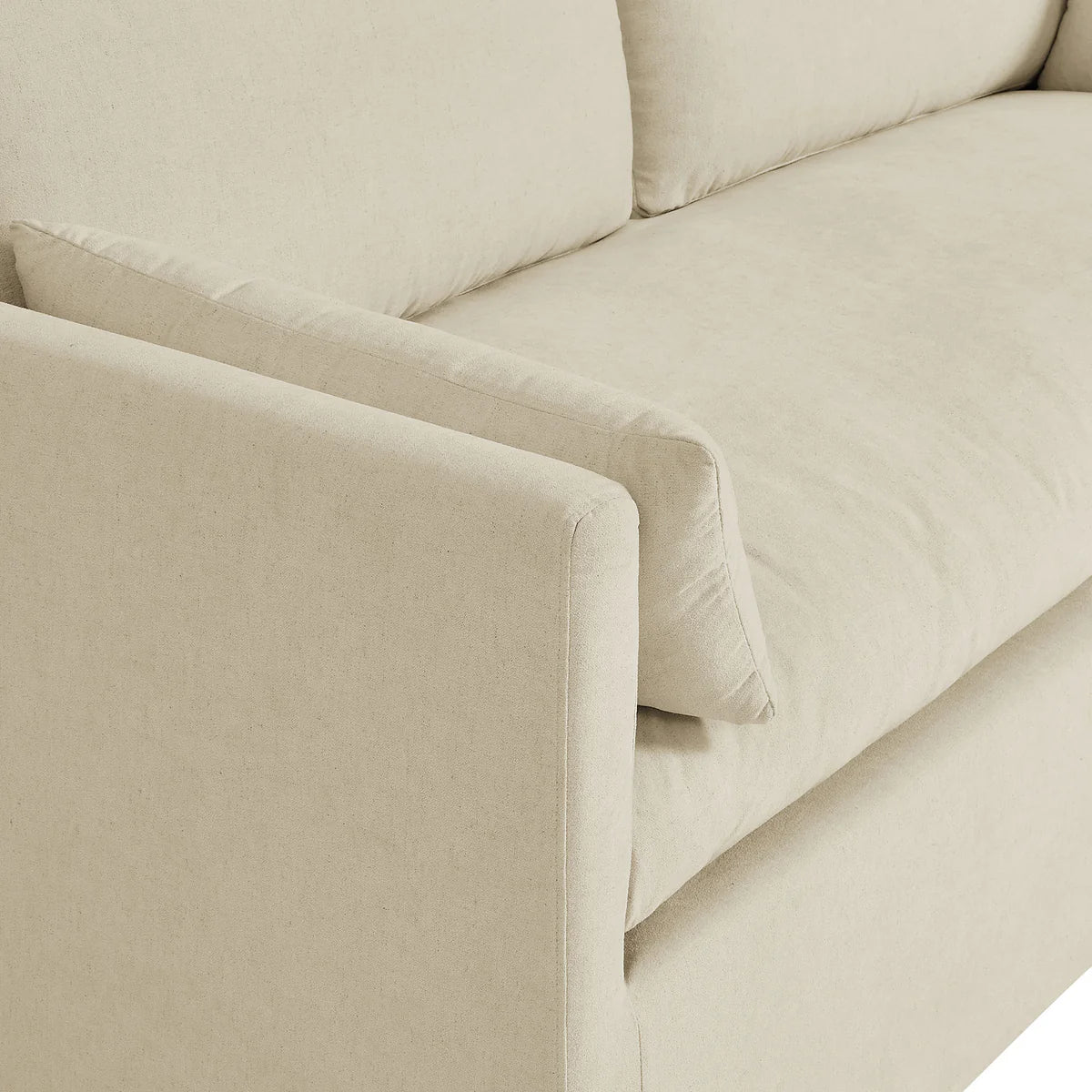 Wellfleet Slipcovered Linen‑Blend Loveseat
