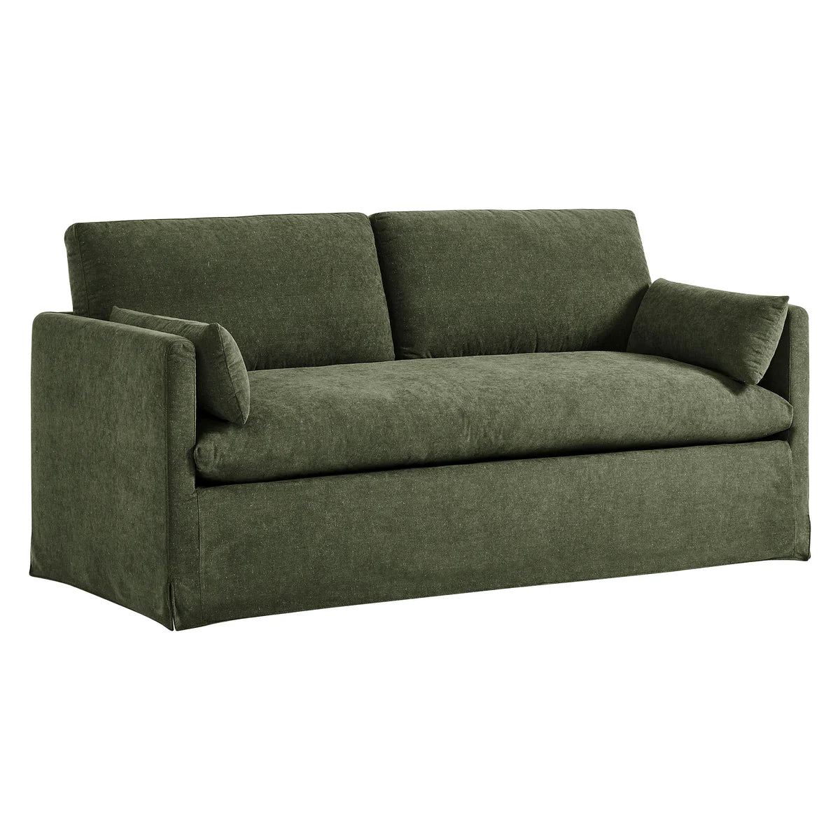 Wellfleet Slipcovered Linen‑Blend Loveseat