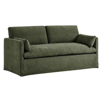 Wellfleet Slipcovered Linen‑Blend Loveseat