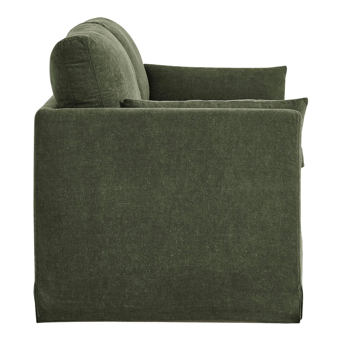 Wellfleet Slipcovered Linen‑Blend Loveseat