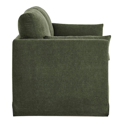 Wellfleet Slipcovered Linen‑Blend Loveseat