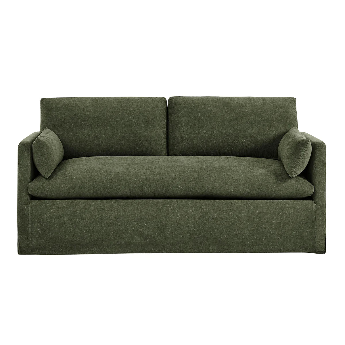 Wellfleet Slipcovered Linen‑Blend Loveseat