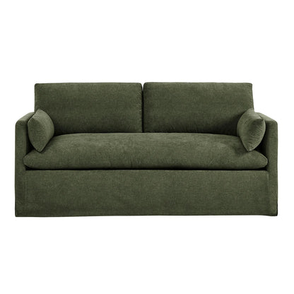 Wellfleet Slipcovered Linen‑Blend Loveseat