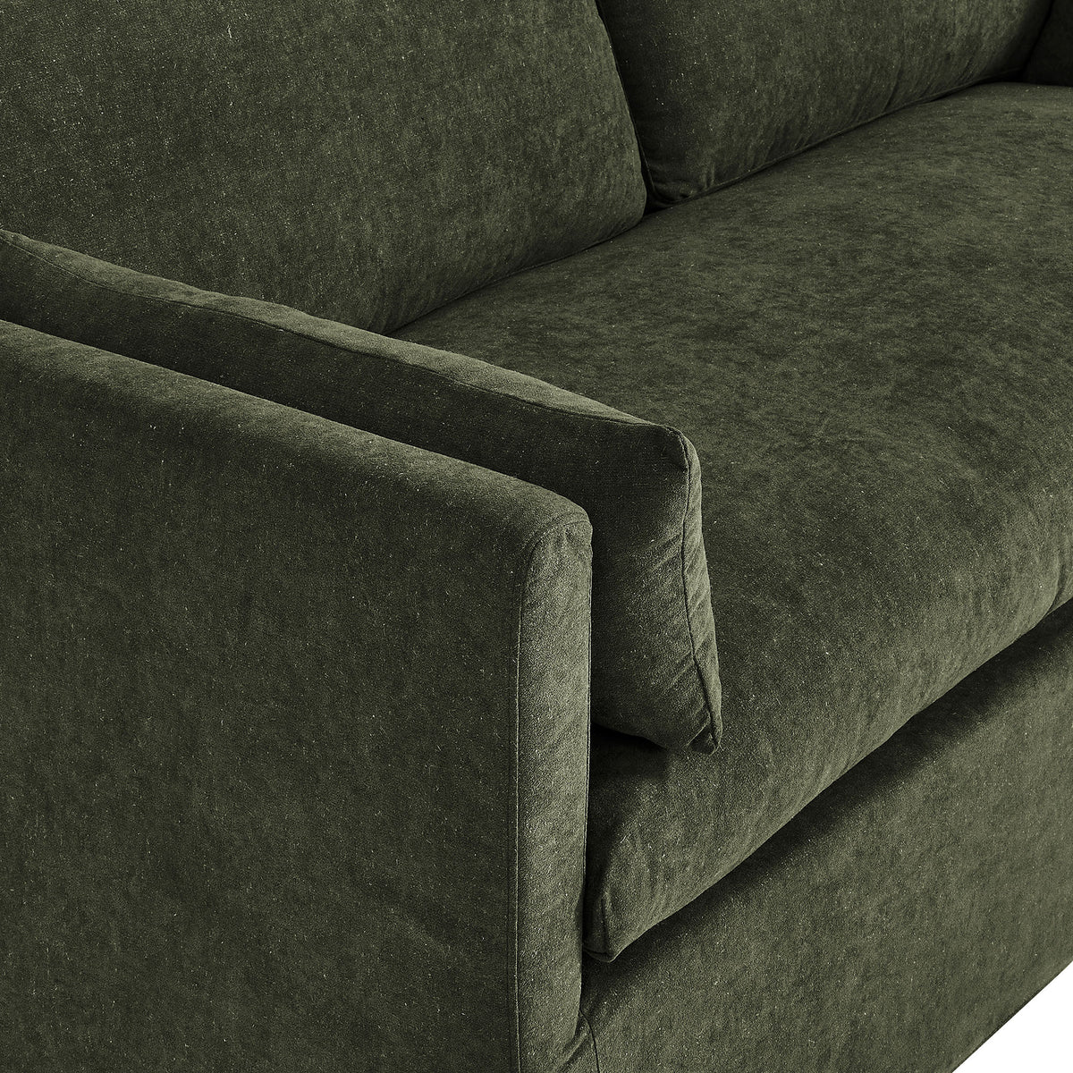 Wellfleet Slipcovered Linen‑Blend Loveseat