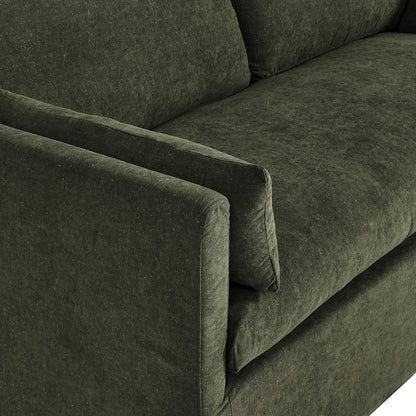 Wellfleet Slipcovered Linen‑Blend Loveseat