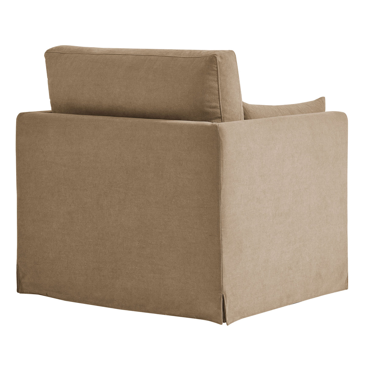 Wellfleet Slipcovered Linen‑Blend Armchair