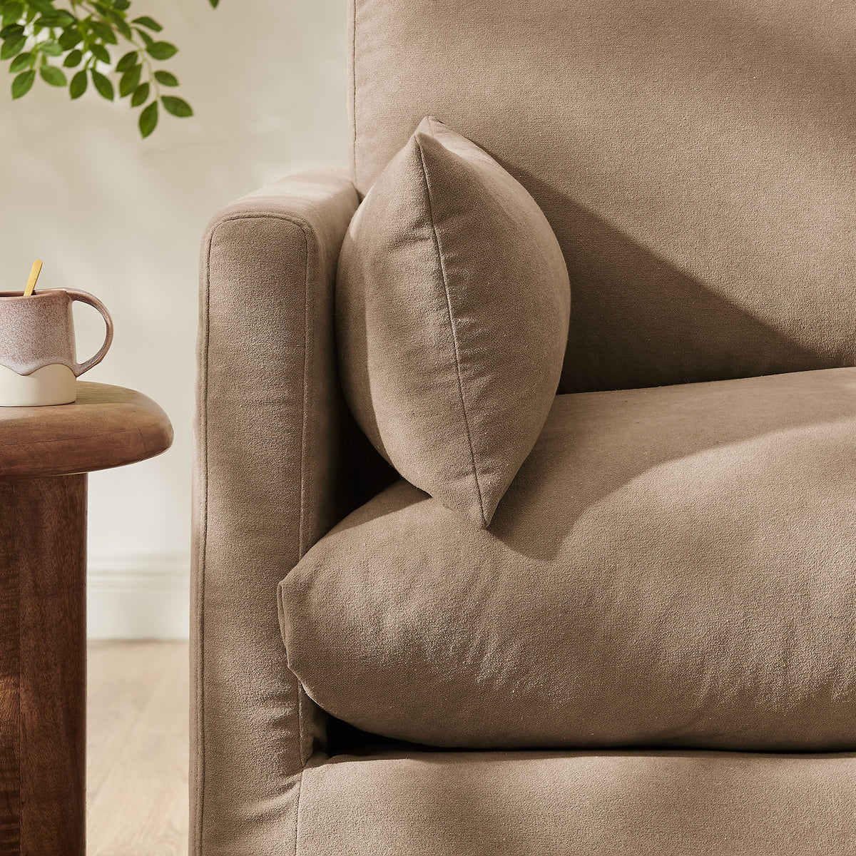 Wellfleet Slipcovered Linen‑Blend Armchair