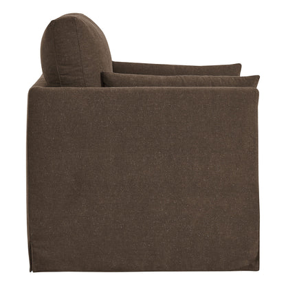 Wellfleet Slipcovered Linen‑Blend Armchair