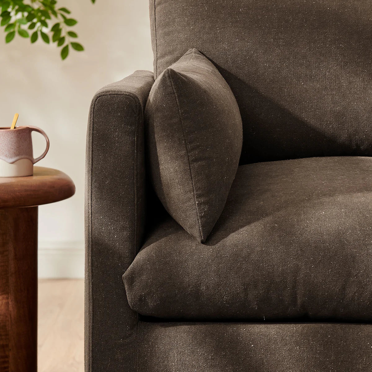 Wellfleet Slipcovered Linen‑Blend Armchair