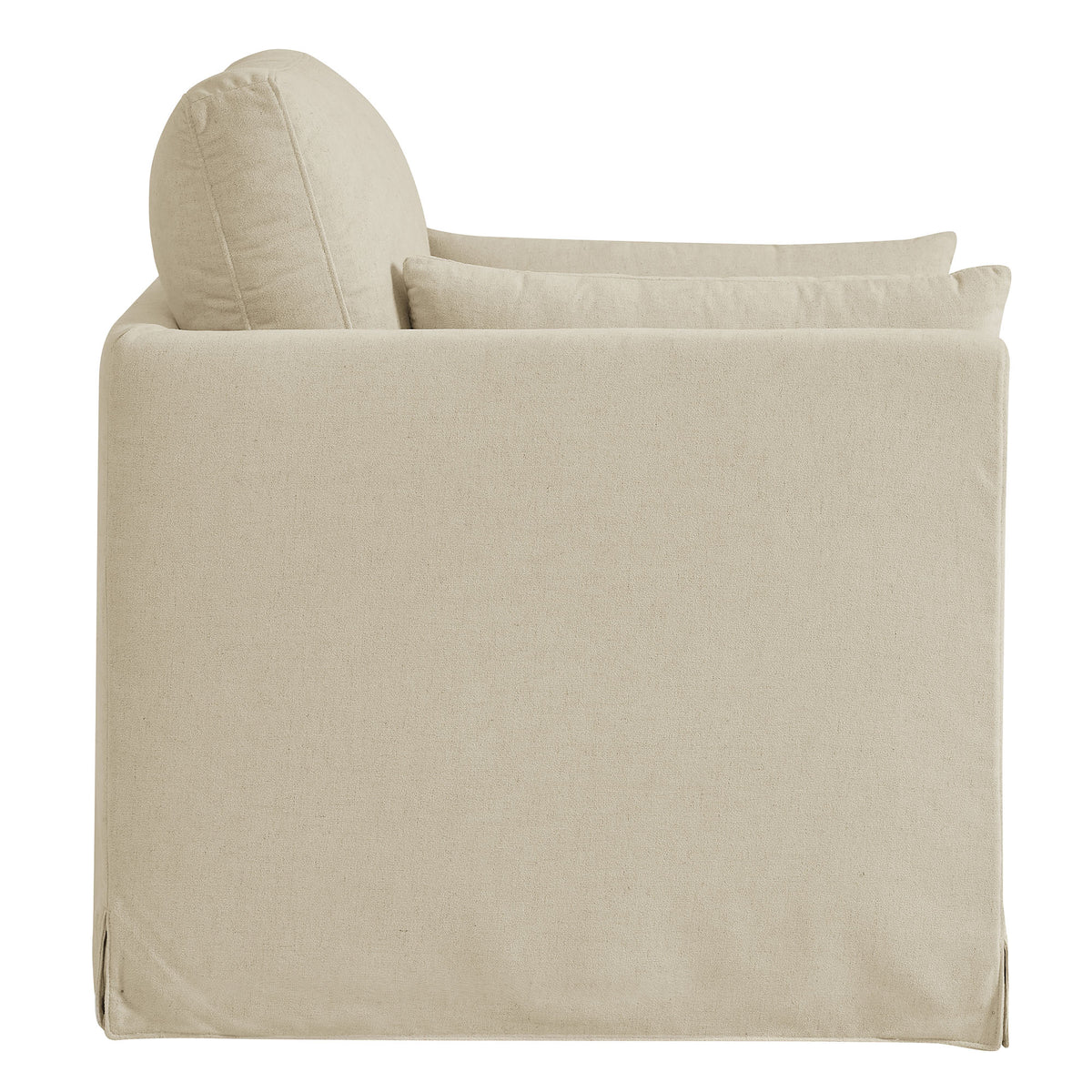 Wellfleet Slipcovered Linen‑Blend Armchair