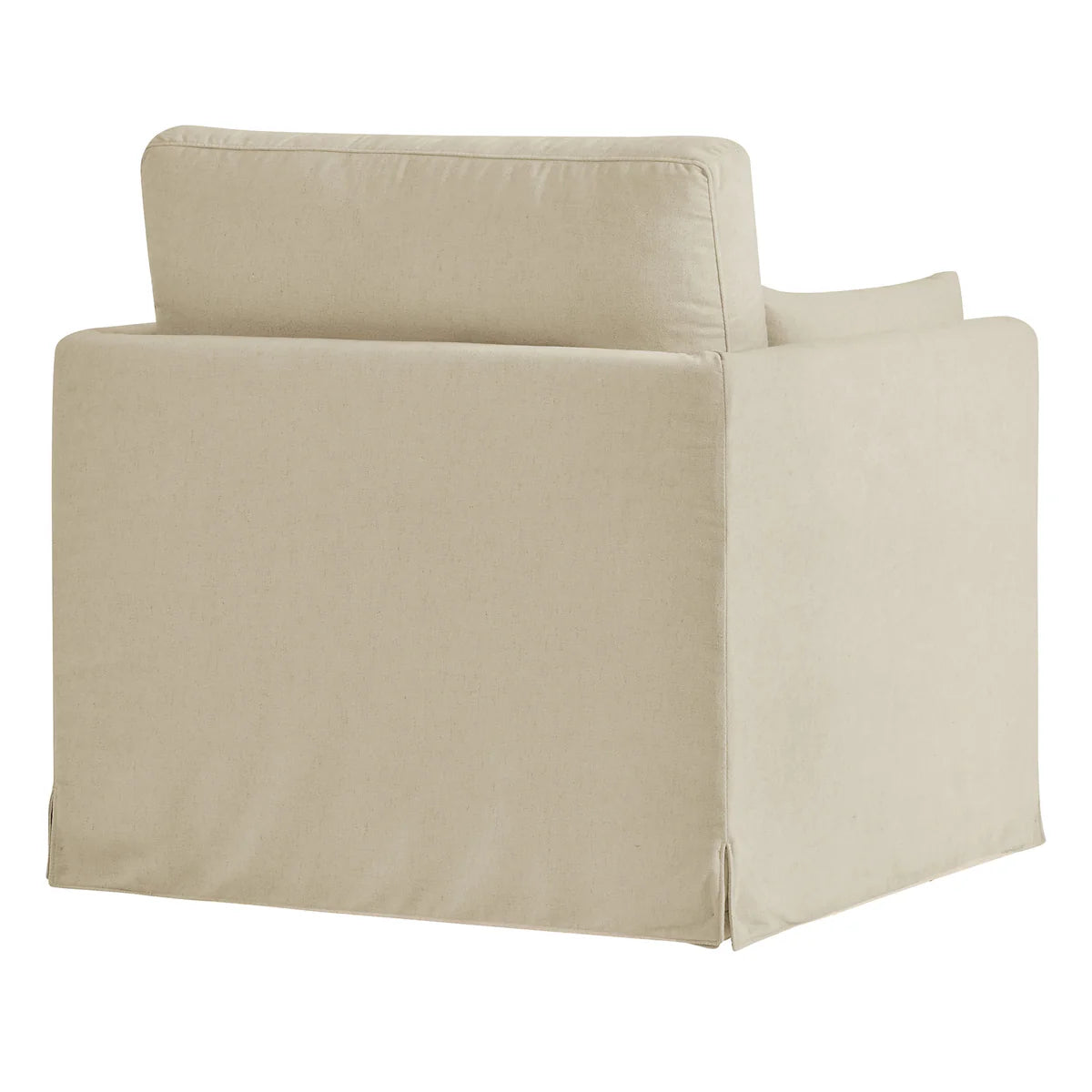 Wellfleet Slipcovered Linen‑Blend Armchair