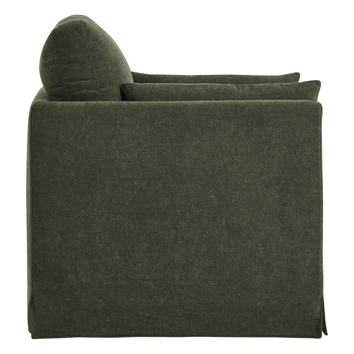 Wellfleet Slipcovered Linen‑Blend Armchair