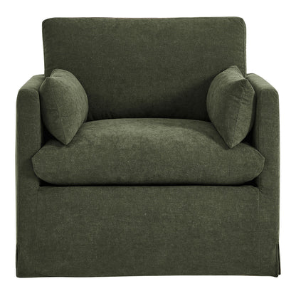 Wellfleet Slipcovered Linen‑Blend Armchair