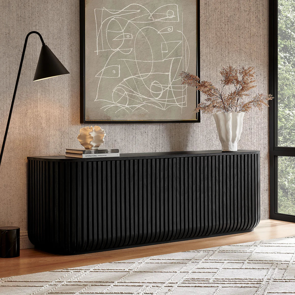 Fortitude 75 Inch Curved Sideboard