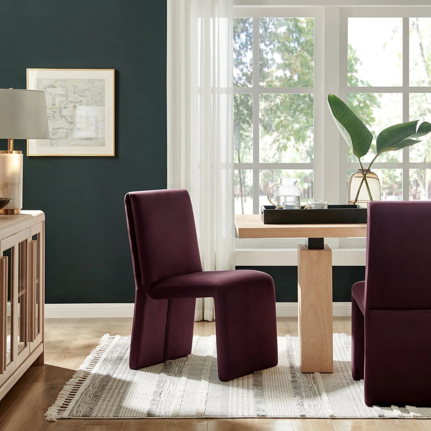Emory Upholstered Performance Velvet Dining Side Chair