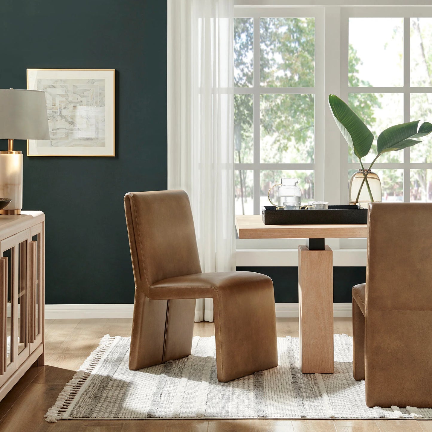 Emory Vegan Leather Dining Side Chair