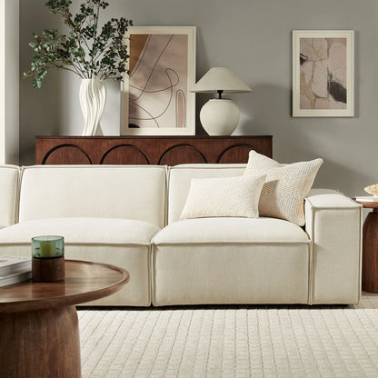 Restore 3-Piece Performance Fabric Upholstered Modular Sofa Set
