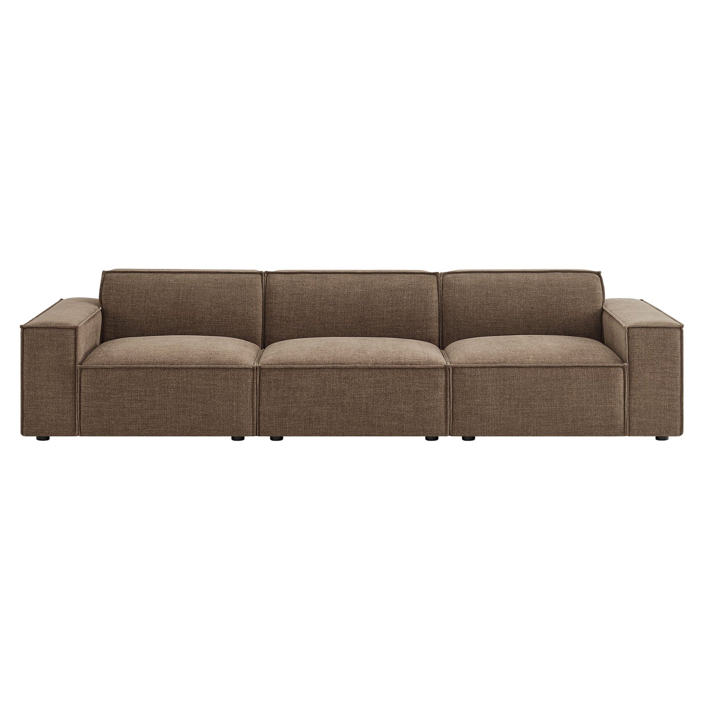 Restore 3-Piece Performance Fabric Upholstered Modular Sofa Set