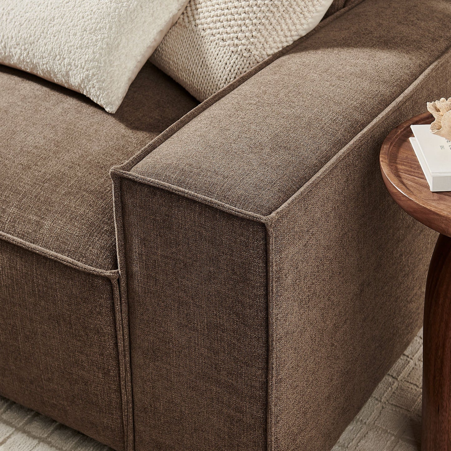 Restore 3-Piece Performance Fabric Upholstered Modular Sofa Set