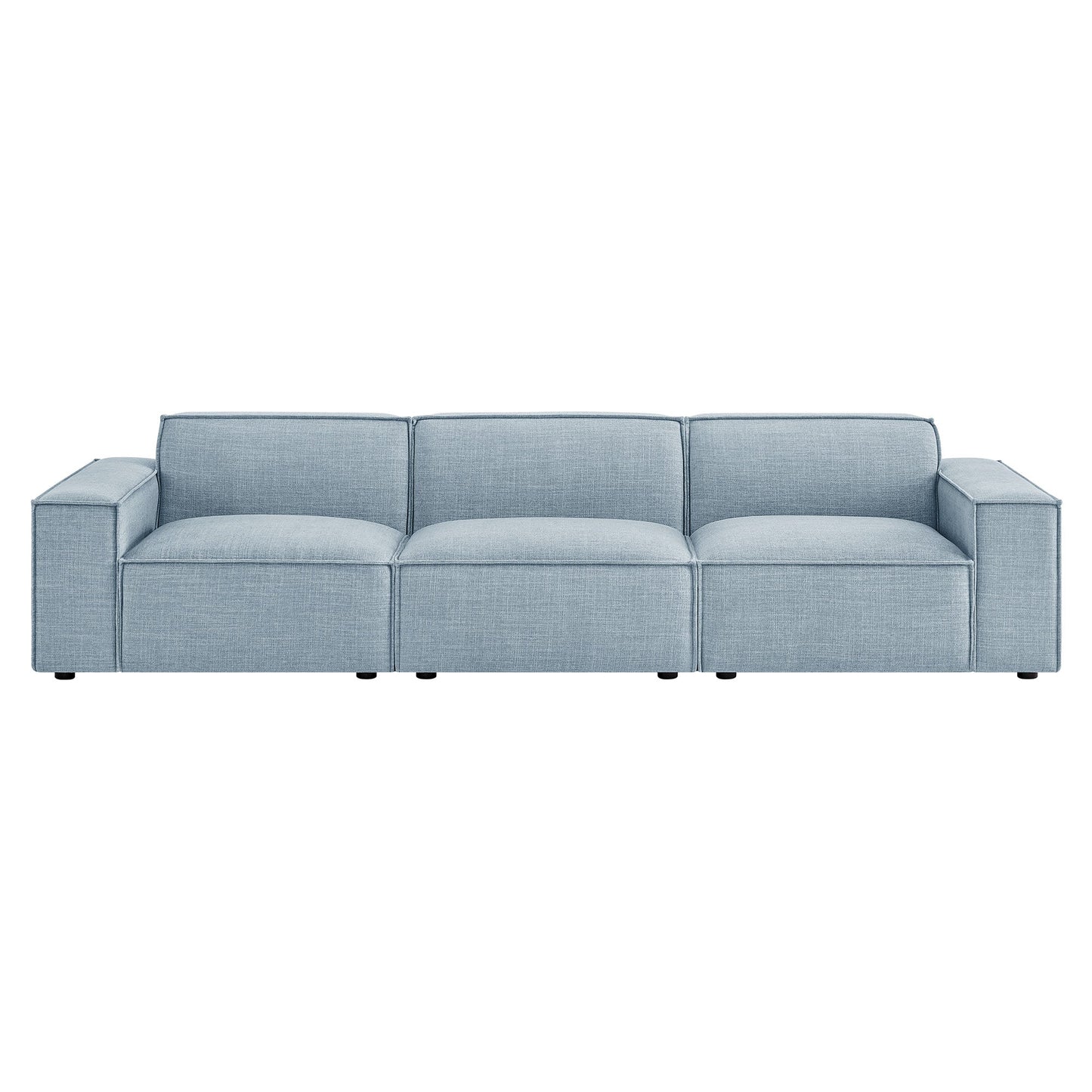 Restore 3-Piece Performance Fabric Upholstered Modular Sofa Set