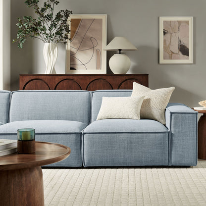 Restore 3-Piece Performance Fabric Upholstered Modular Sofa Set