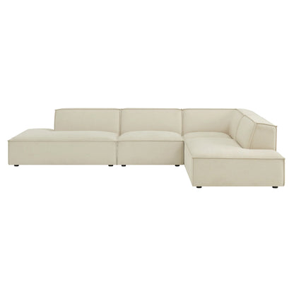 Restore 4‑Piece Performance Fabric L‑Shaped Modular Sectional Sofa