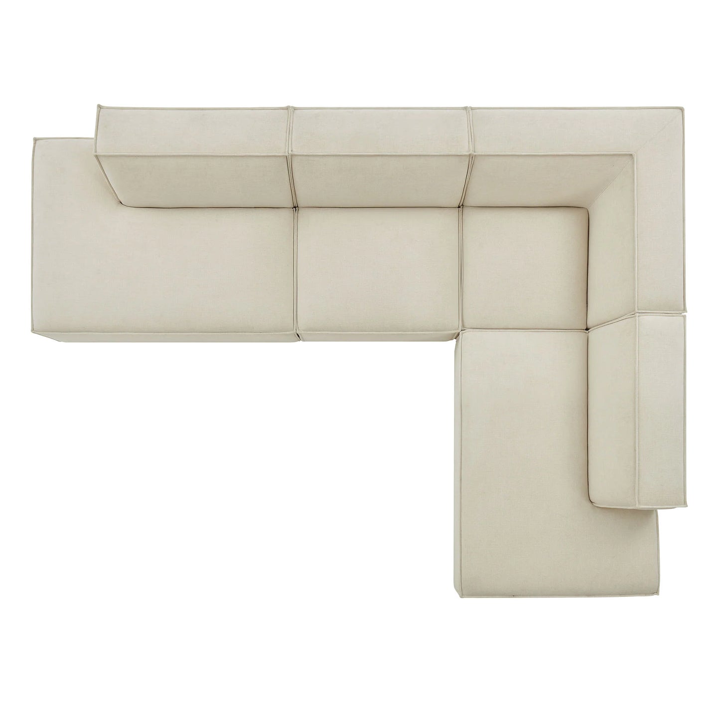 Restore 4‑Piece Performance Fabric L‑Shaped Modular Sectional Sofa