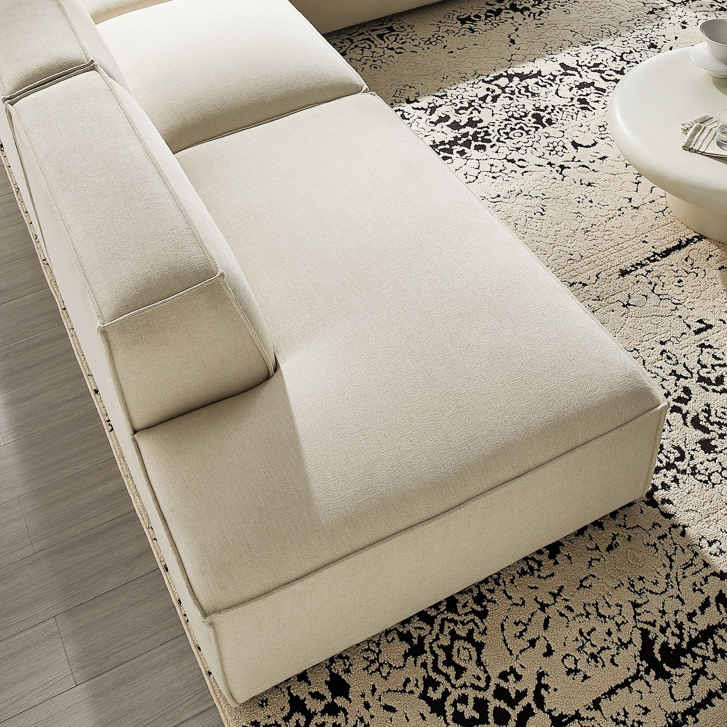 Restore 4‑Piece Performance Fabric L‑Shaped Modular Sectional Sofa