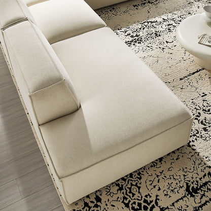 Restore 4‑Piece Performance Fabric L‑Shaped Modular Sectional Sofa