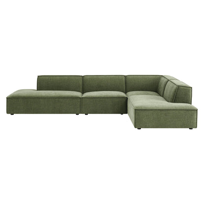Restore 4‑Piece Performance Fabric L‑Shaped Modular Sectional Sofa