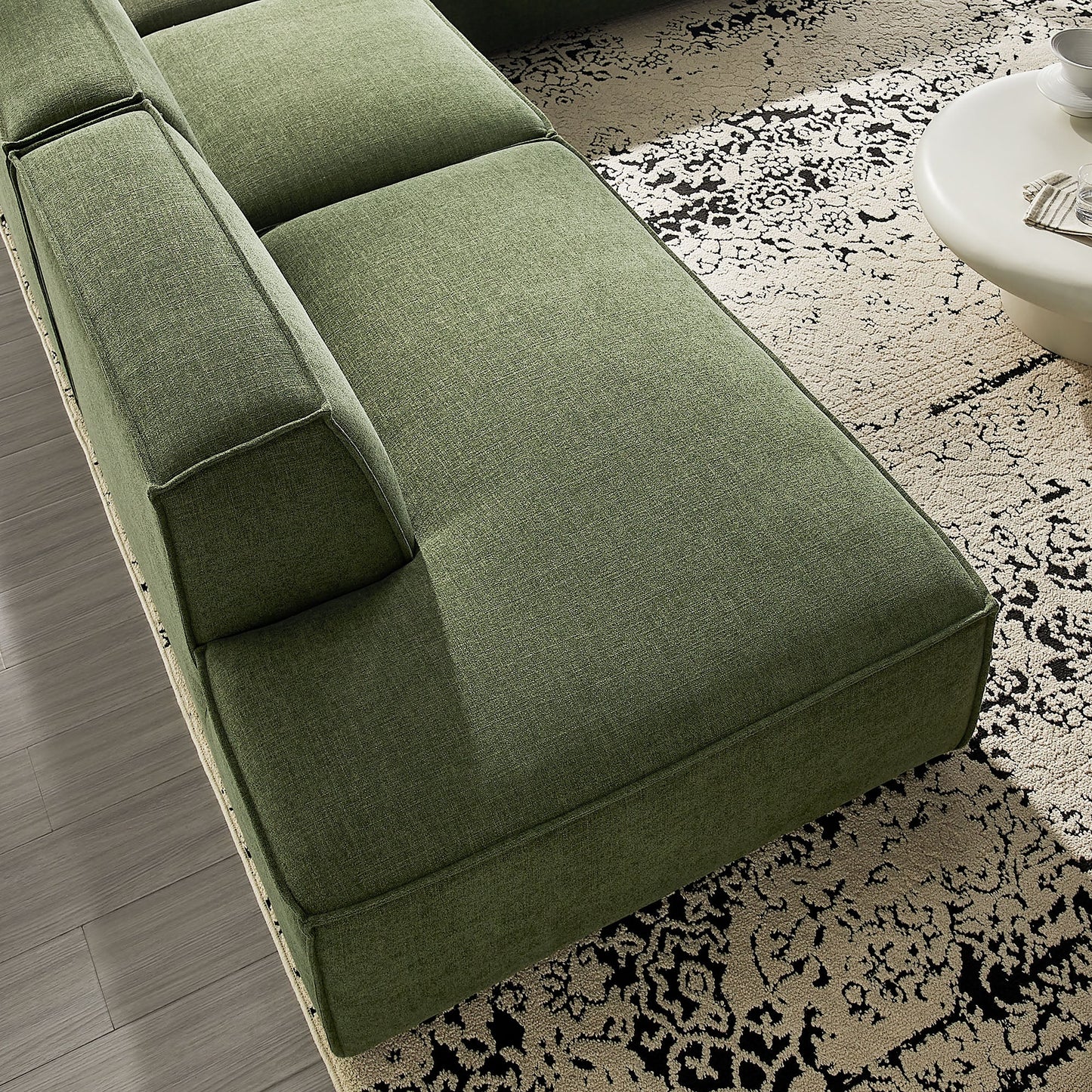 Restore 4‑Piece Performance Fabric L‑Shaped Modular Sectional Sofa