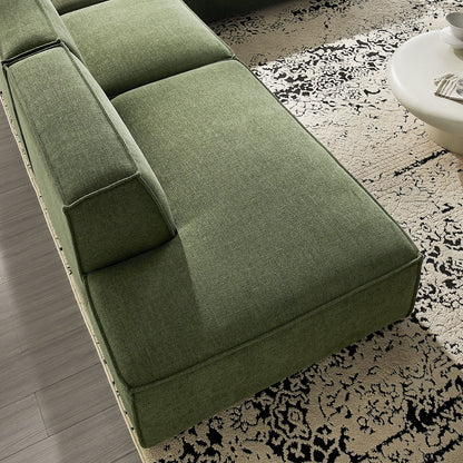 Restore 4‑Piece Performance Fabric L‑Shaped Modular Sectional Sofa