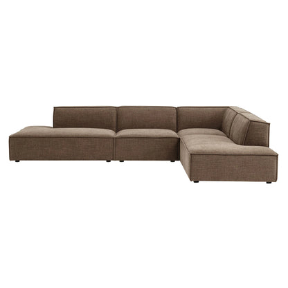 Restore 4‑Piece Performance Fabric L‑Shaped Modular Sectional Sofa