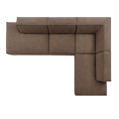 Restore 4‑Piece Performance Fabric L‑Shaped Modular Sectional Sofa