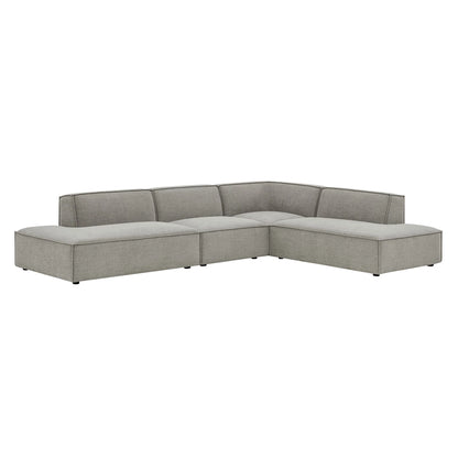Restore 4‑Piece Performance Fabric L‑Shaped Modular Sectional Sofa