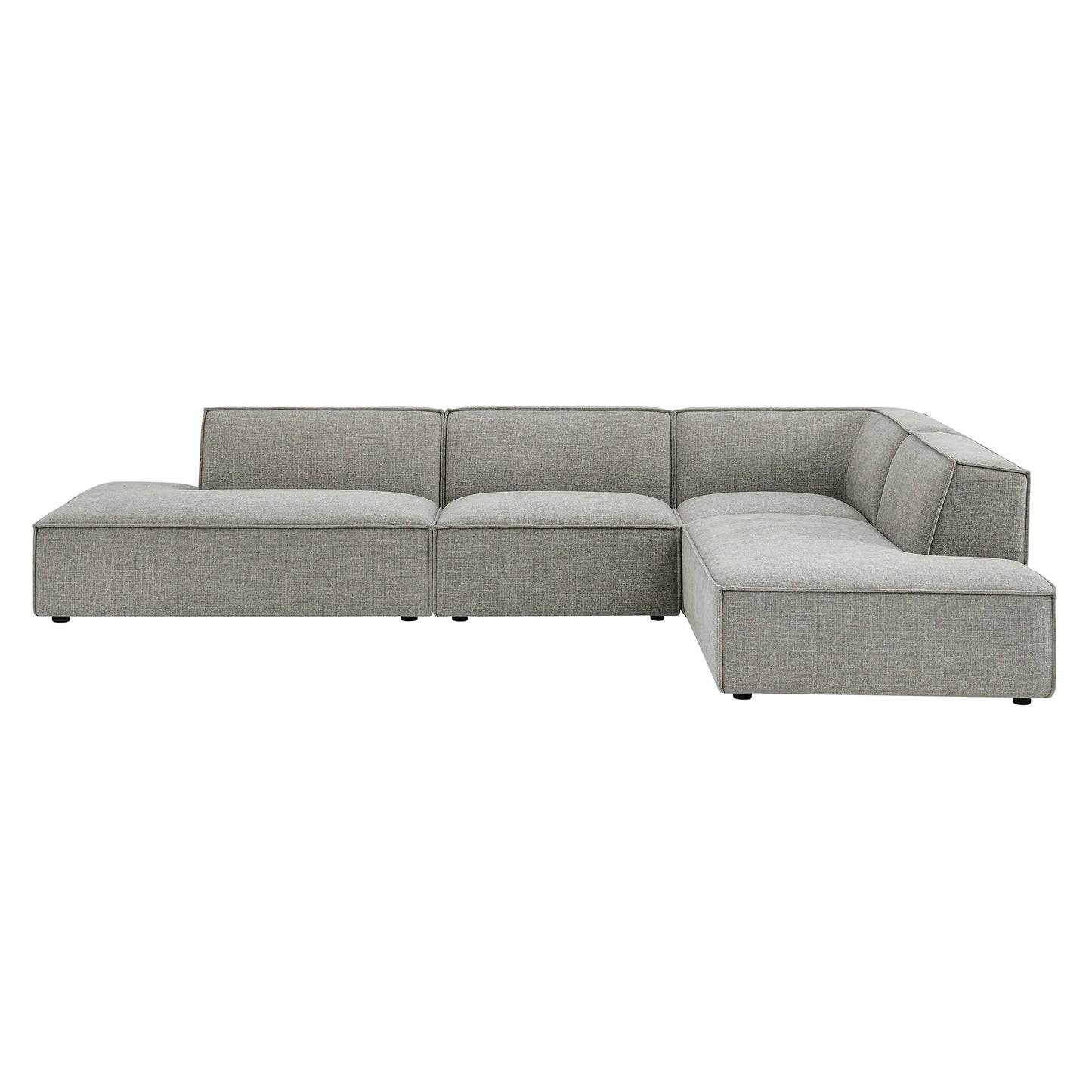 Restore 4‑Piece Performance Fabric L‑Shaped Modular Sectional Sofa