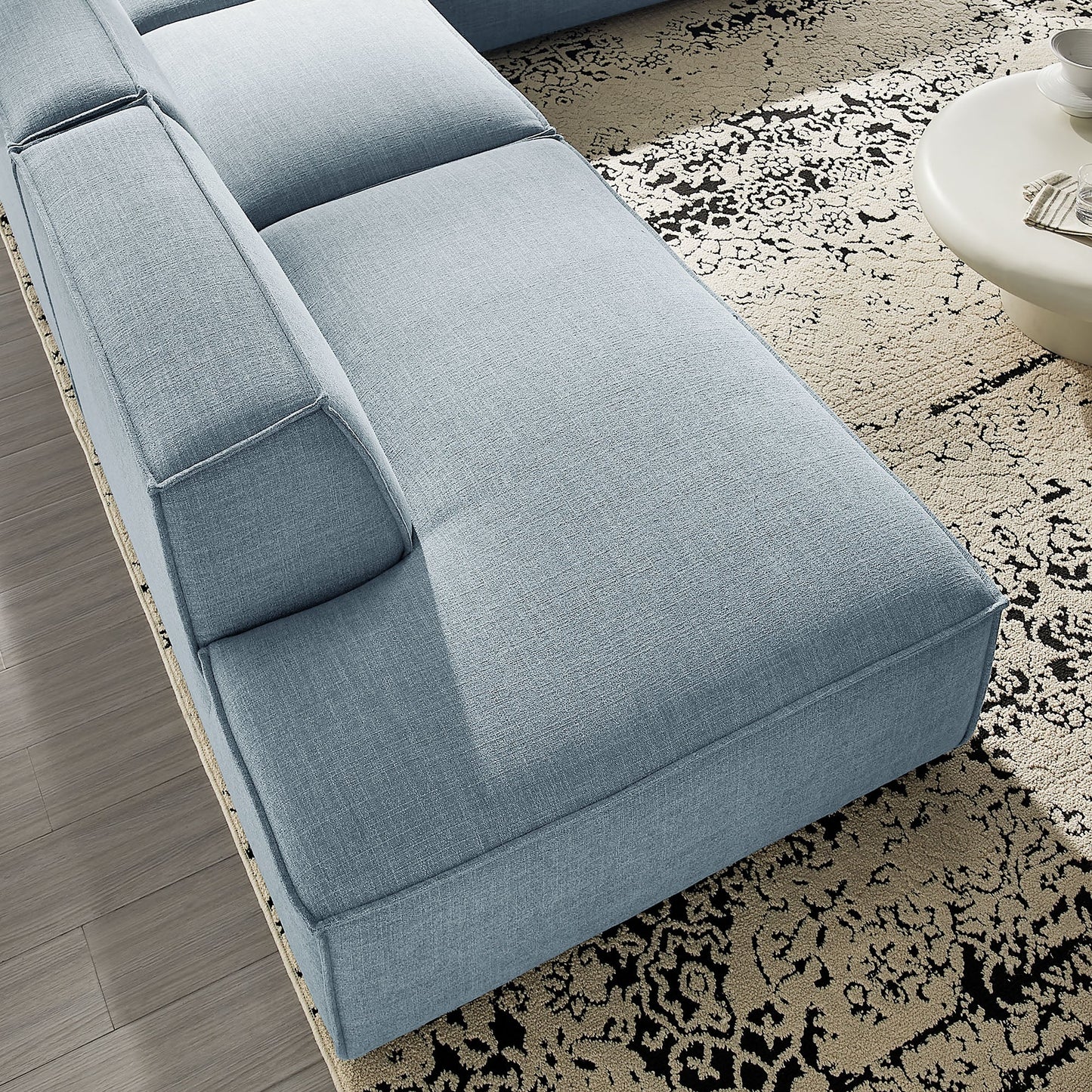 Restore 4‑Piece Performance Fabric L‑Shaped Modular Sectional Sofa