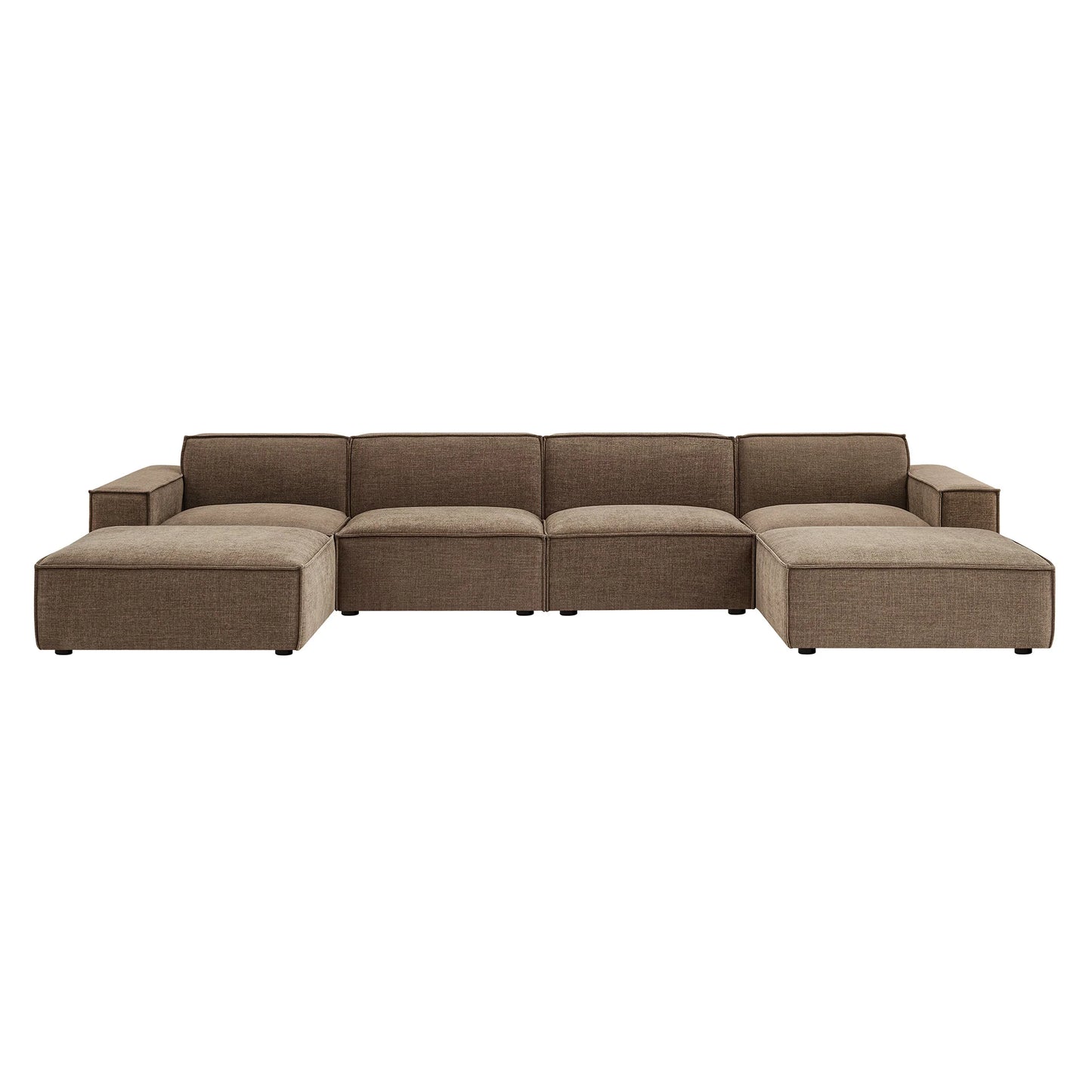 Restore 6-Piece Performance Fabric Upholstered Modular Sectional Sofa