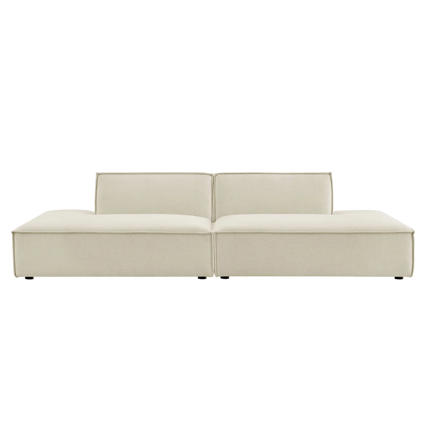 Restore 2-Piece Performance Fabric Upholstered Modular Loveseat