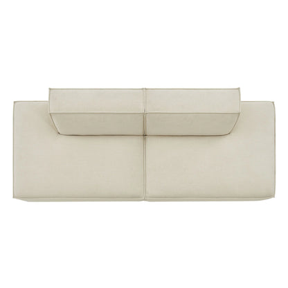Restore 2-Piece Performance Fabric Upholstered Modular Loveseat