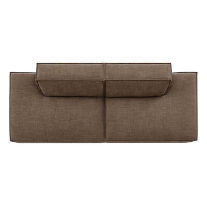 Restore 2-Piece Performance Fabric Upholstered Modular Loveseat