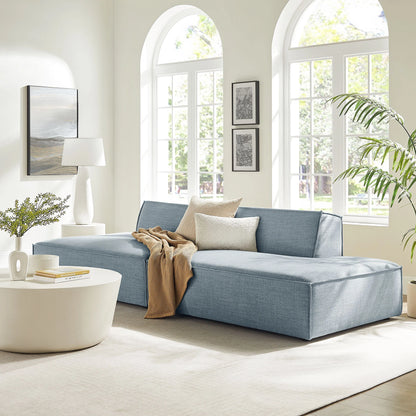 Restore 2-Piece Performance Fabric Upholstered Modular Loveseat