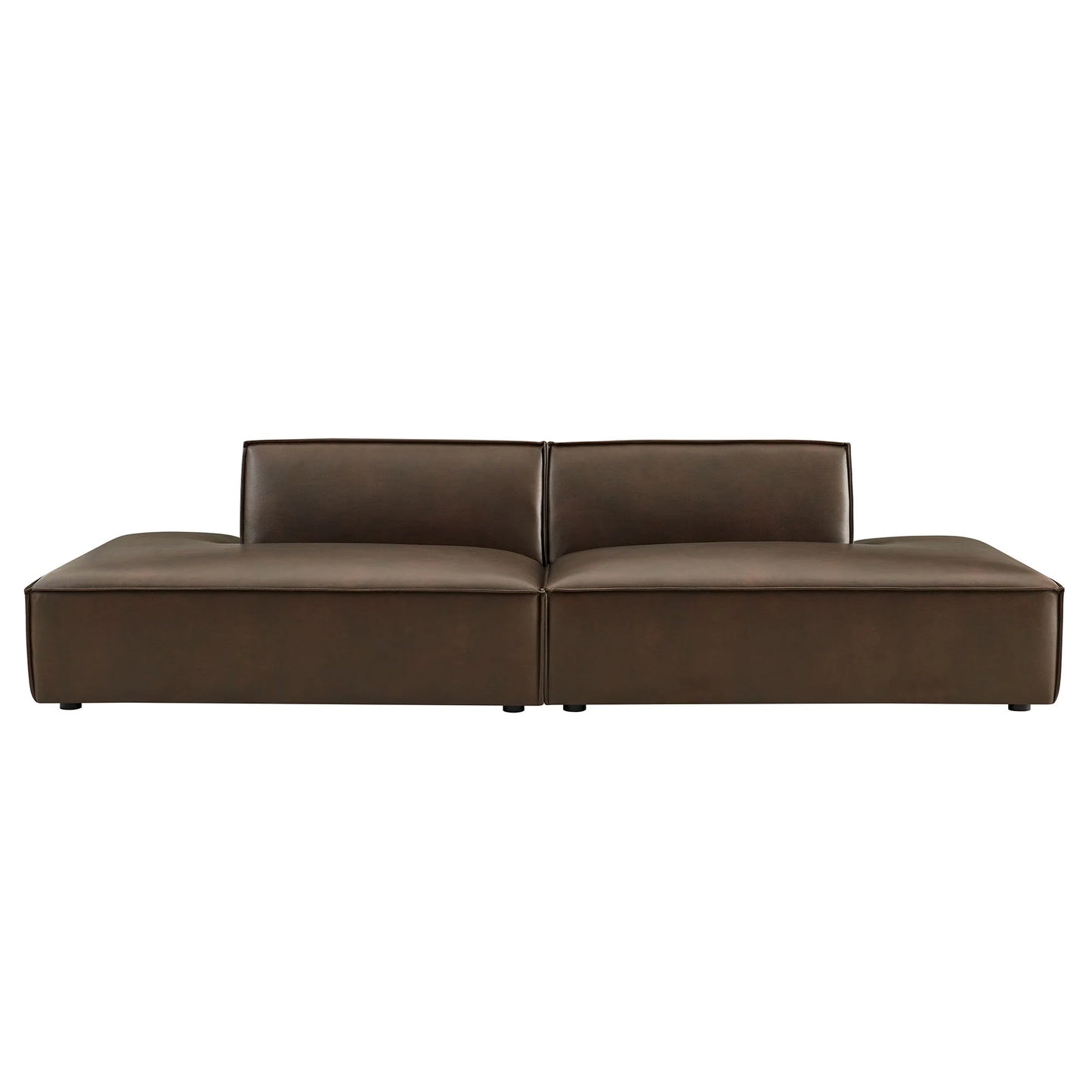 Restore 2-Piece Vegan Leather Modular Sofa