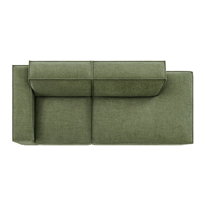 Restore 2-Piece Performance Fabric Upholstered Modular Loveseat